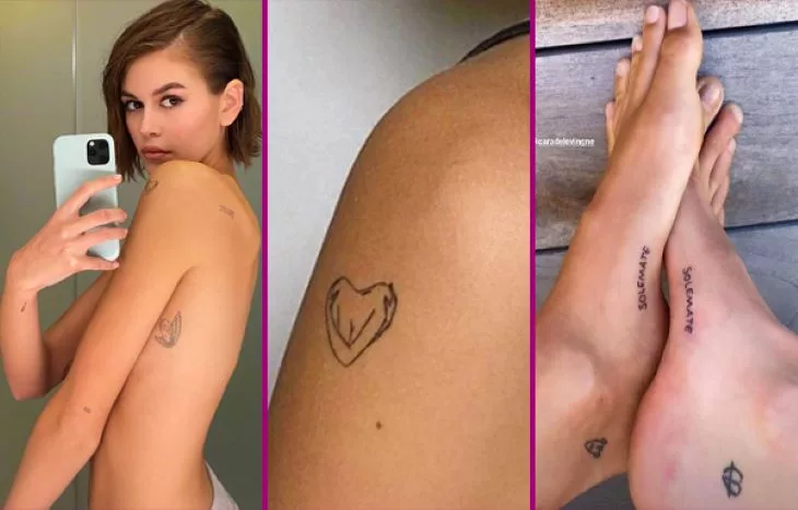 Kaia Gerber tattoo