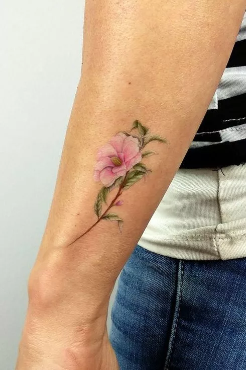 camellia tattoo