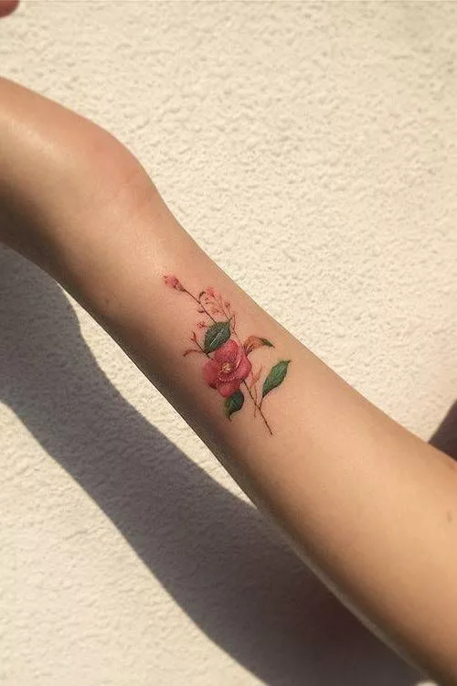 camellia tattoo