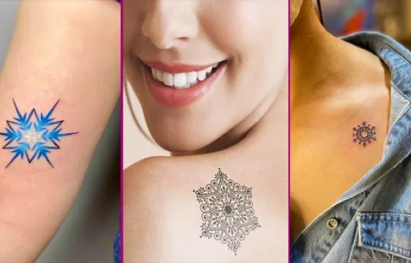 snowflake tattoo