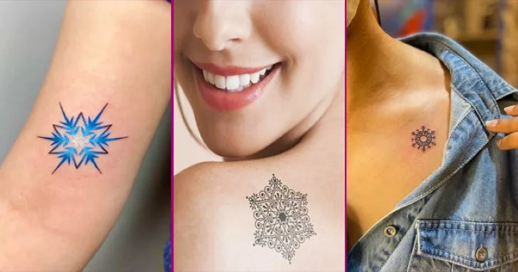 snowflake tattoo