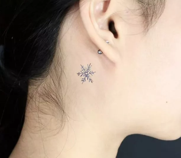 snowflake tattoo