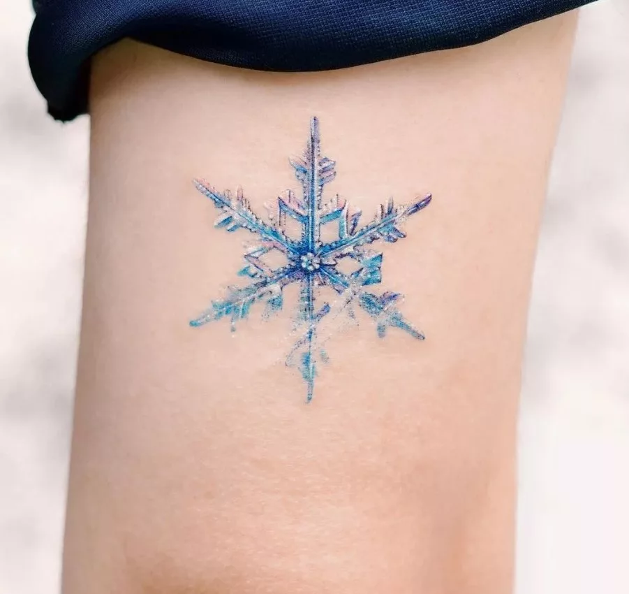 snowflake tattoo