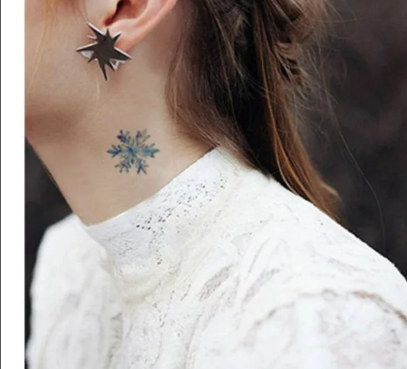 snowflake tattoo