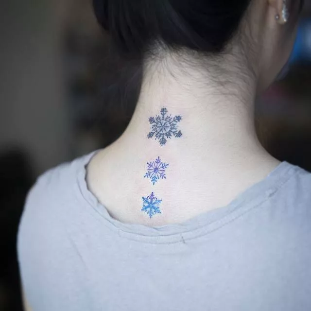 snowflake tattoo