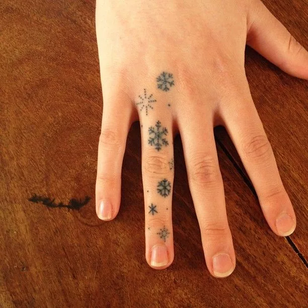 finger tattoo