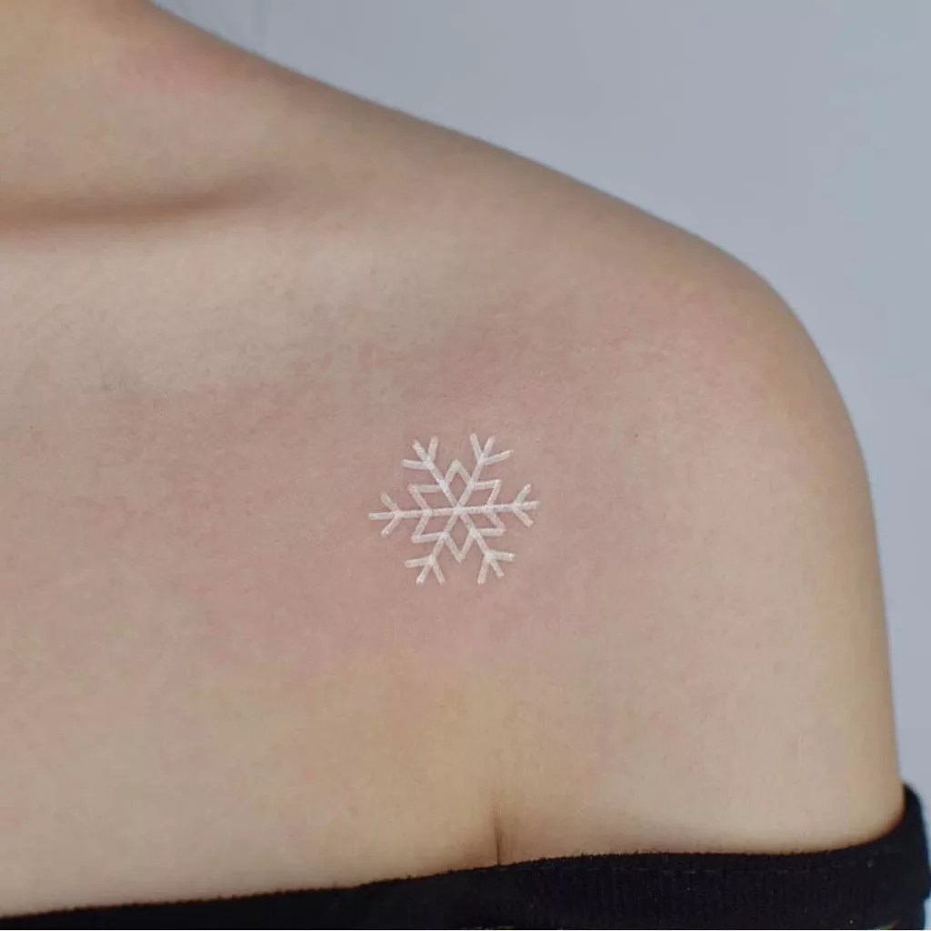 snowflake tattoo