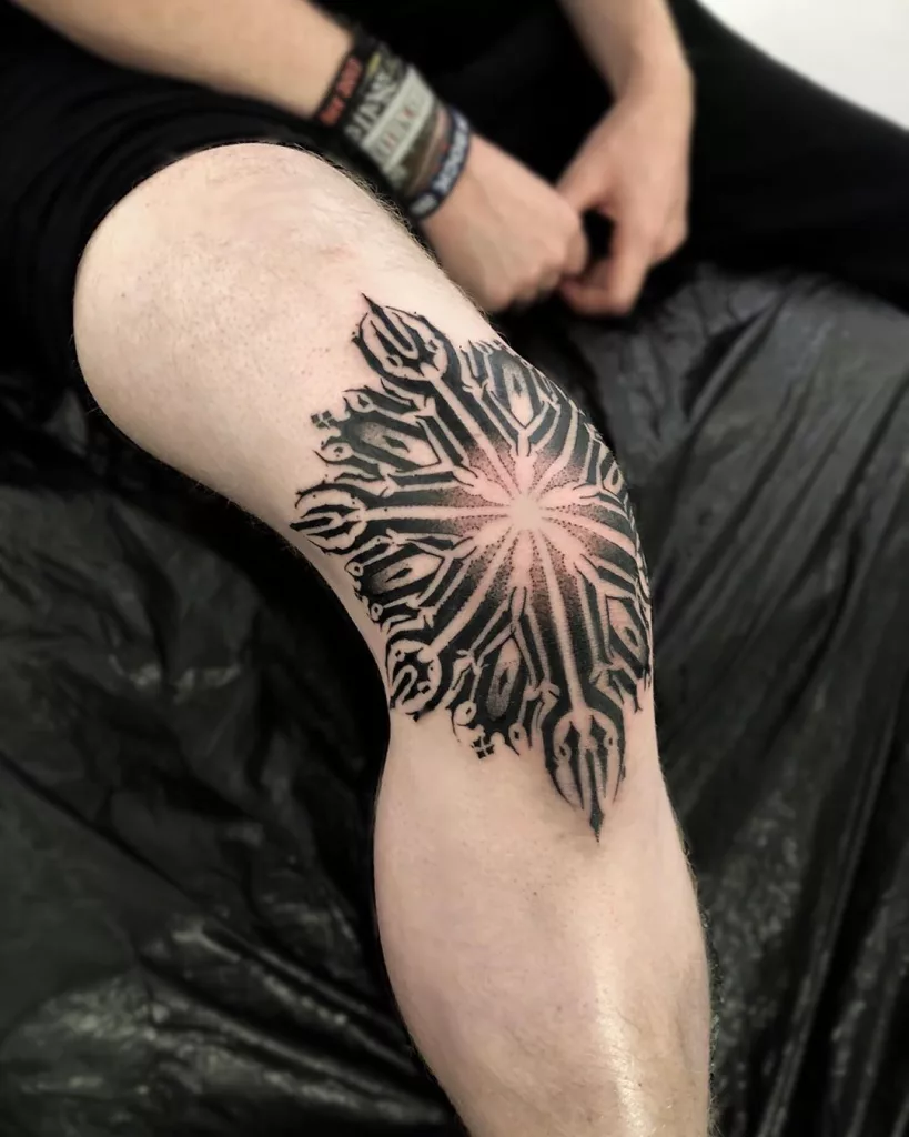 snowflake tattoo