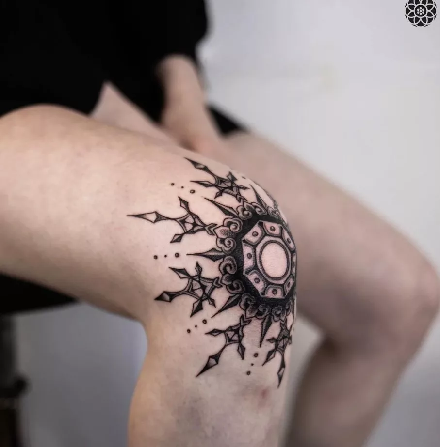 snowflake tattoo