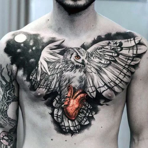 chest tattoo