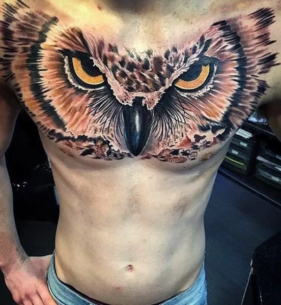 chest tattoo