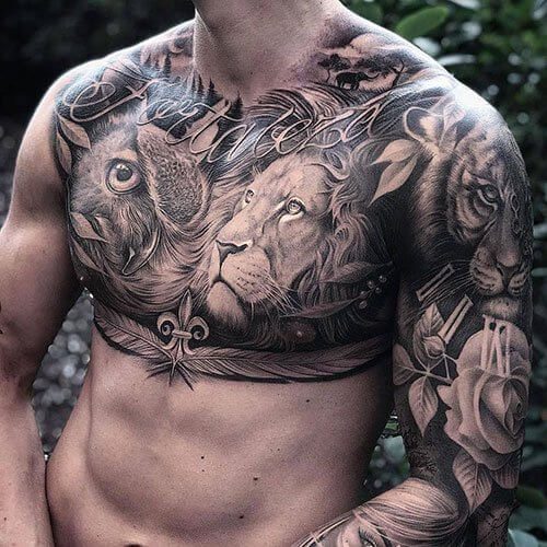 chest tattoo