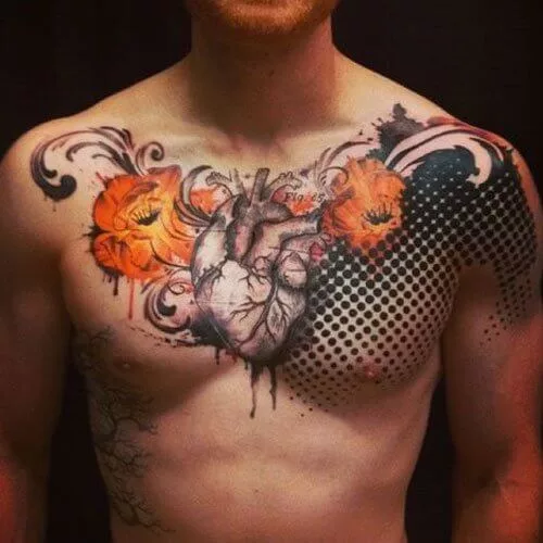 chest tattoo