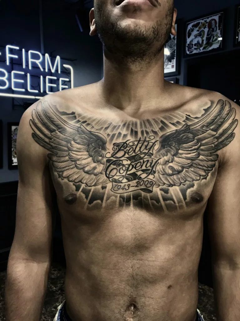 chest tattoo