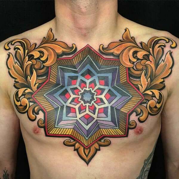 chest tattoo