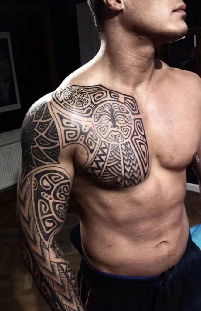 chest tattoo