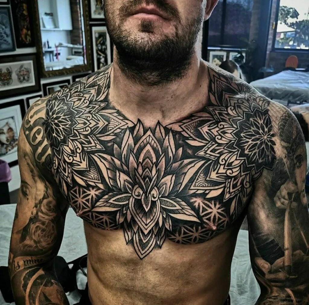 chest tattoo