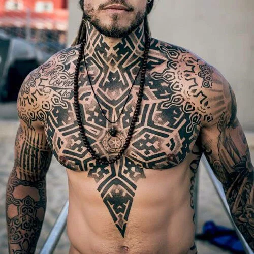 chest tattoo