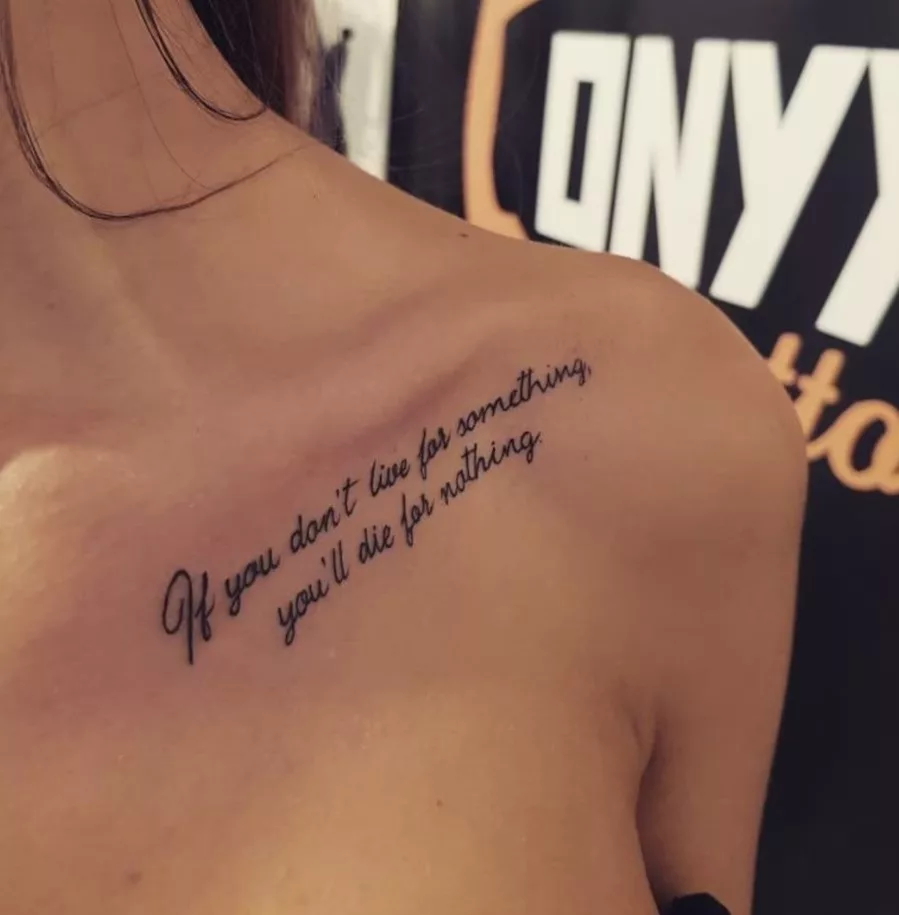 quote tattoo