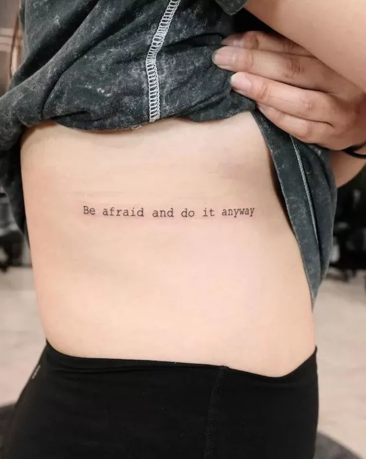 quote tattoo