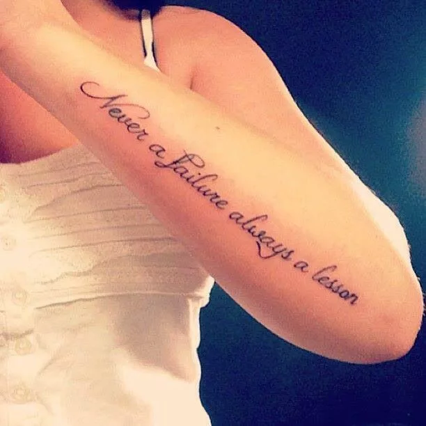 quote tattoo