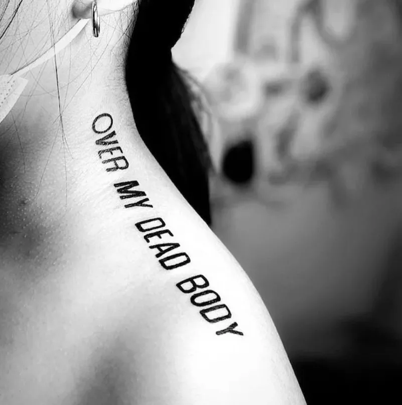 quote tattoo