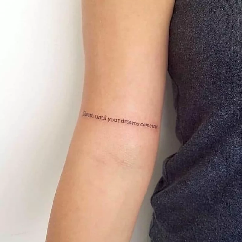 quote tattoo