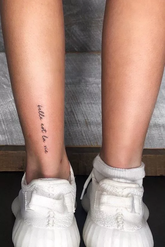 quote tattoo