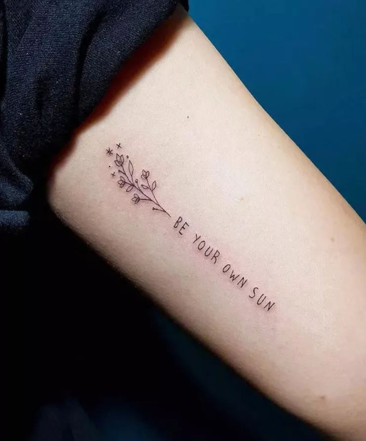 quote tattoo