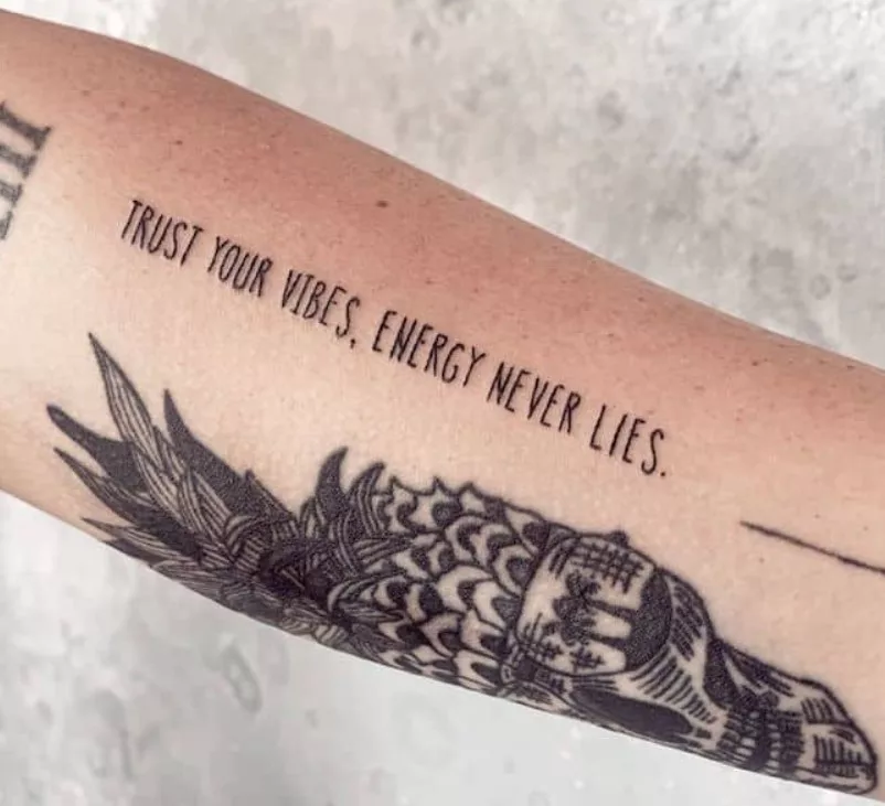 quote tattoo