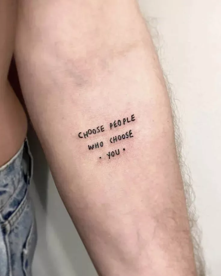 quote tattoo