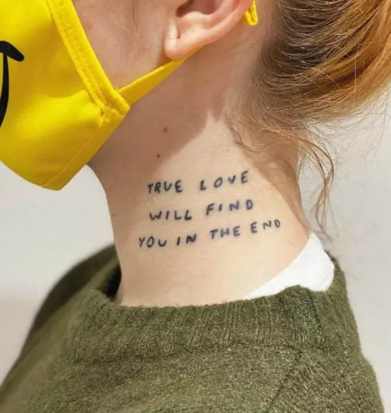 quote tattoo