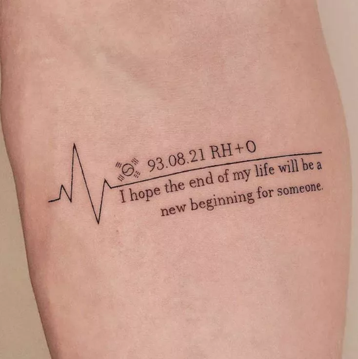 quote tattoo