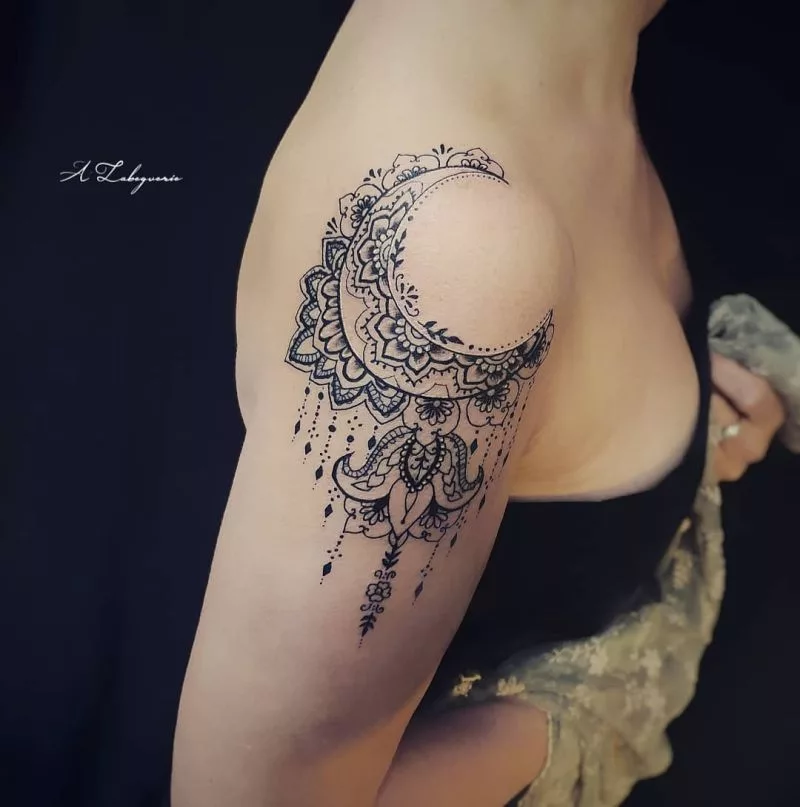 lace tattoo