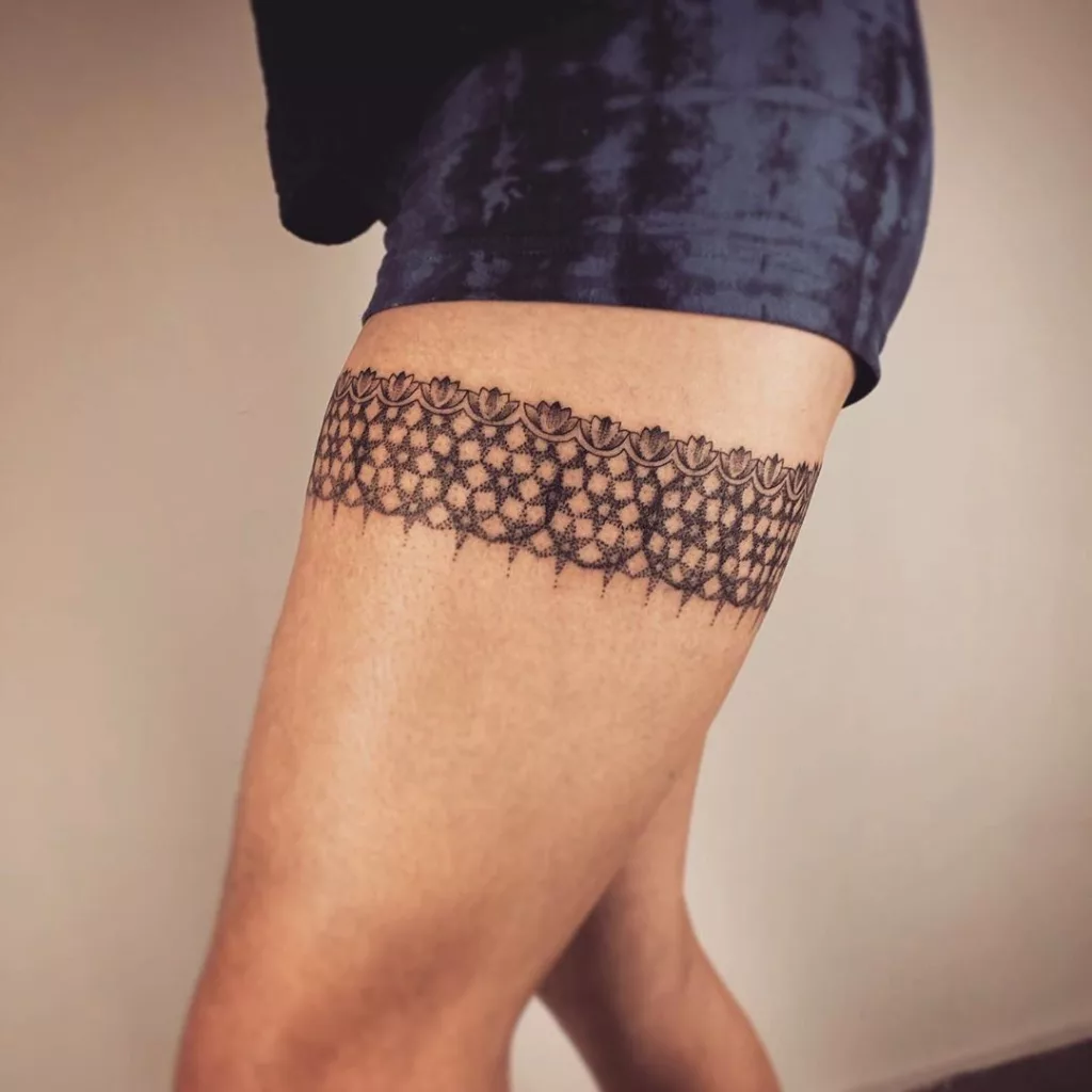 lace tattoo