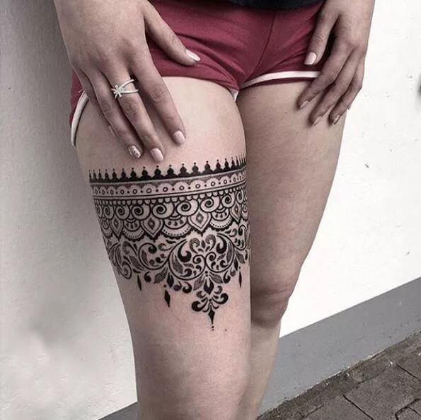lace tattoo
