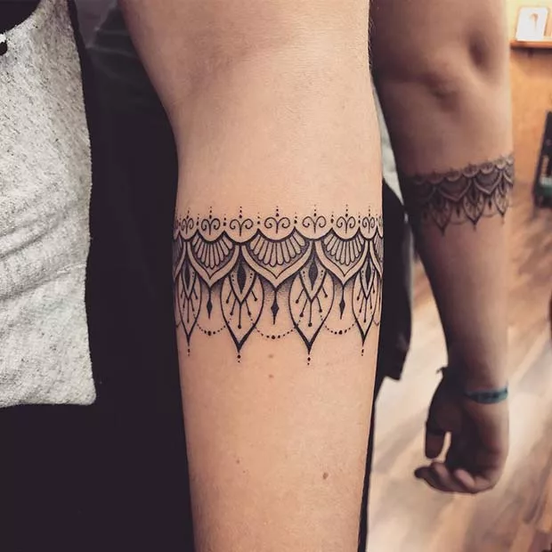 lace tattoo