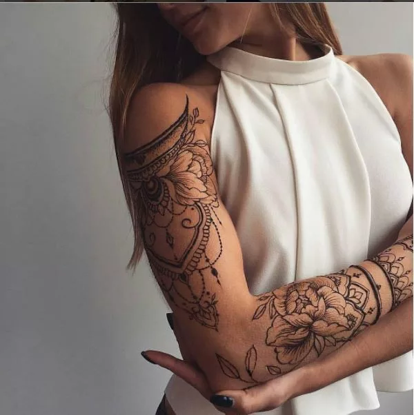 lace tattoo