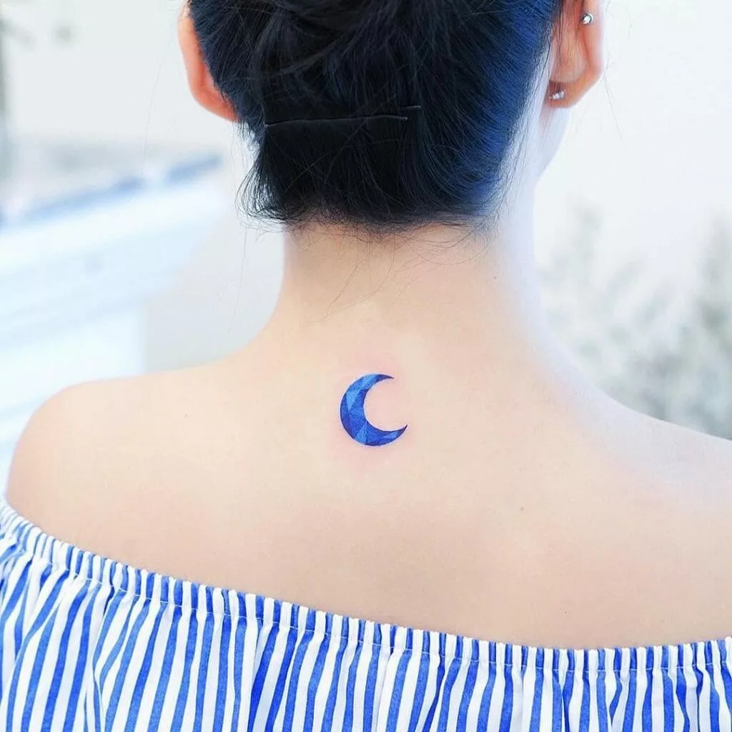 blue moon tattoo