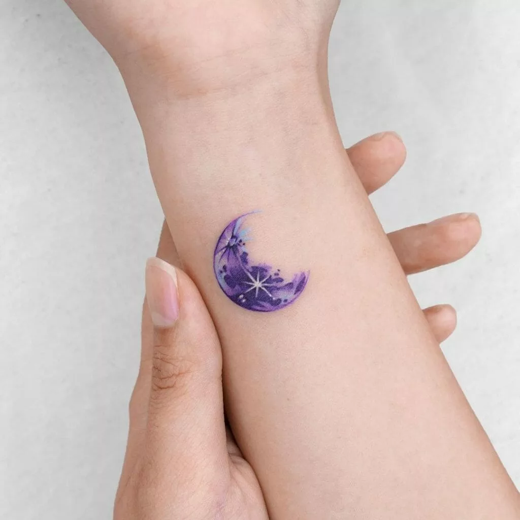 moon tattoo