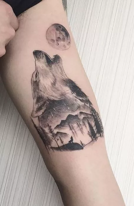 black and grey tattoo